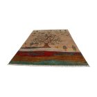 Orientalska preproga Afshar naqsha 200x299 ročno vozlana Afgan preproga