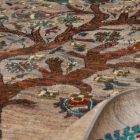 Orientalska preproga Afshar naqsha 200x299 ročno vozlana Afgan preproga