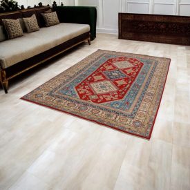 Orientalska preproga Kazak 192x288 ročno vozlana preproga