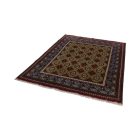 Orientalska preproga Aqcha Bukhara 151x196 ročno vozlana Afgan preproga