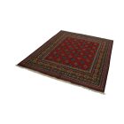 Orientalska preproga Aqcha Bukhara 152x193 ročno vozlana Afgan preproga