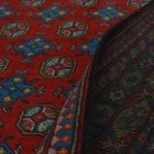 Orientalska preproga Aqcha Bukhara 152x193 ročno vozlana Afgan preproga