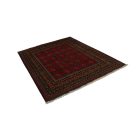 Orientalska preproga Aqcha Bukhara 152x193 ročno vozlana Afgan preproga