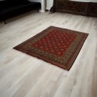 Orientalska preproga Aqcha Bukhara 150x196 ročno vozlana Afgan preproga