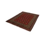 Orientalska preproga Aqcha Bukhara 150x196 ročno vozlana Afgan preproga
