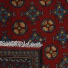 Orientalska preproga Aqcha Bukhara 150x196 ročno vozlana Afgan preproga