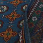 Orientalska preproga Aqcha Bukhara 95x155 ročno vozlana Afgan preproga