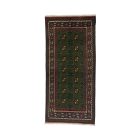 Orientalska tekači preproga Aqcha Bukhara 96x205 ročno vozlana Afgan preproga