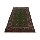 Orientalska tekači preproga Aqcha Bukhara 96x205 ročno vozlana Afgan preproga