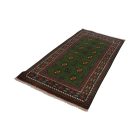 Orientalska tekači preproga Aqcha Bukhara 96x205 ročno vozlana Afgan preproga