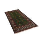 Orientalska tekači preproga Aqcha Bukhara 96x205 ročno vozlana Afgan preproga