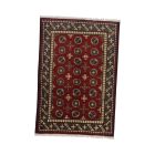 Orientalska preproga Aqcha Bukhara 101x148 ročno vozlana Afgan preproga