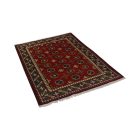 Orientalska preproga Aqcha Bukhara 101x148 ročno vozlana Afgan preproga