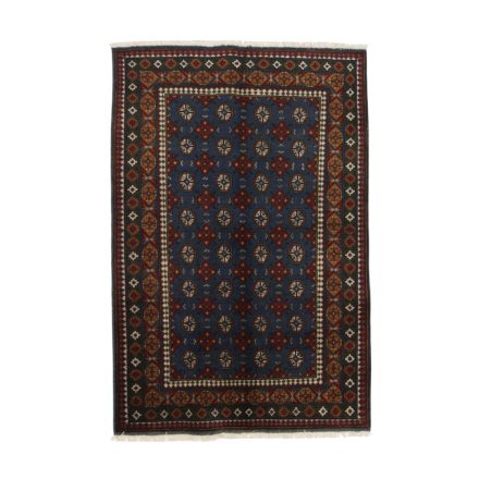 Orientalska preproga Aqcha Bukhara 125x187 ročno vozlana Afgan preproga