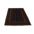 Orientalska preproga Aqcha Bukhara 125x187 ročno vozlana Afgan preproga