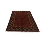 Orientalska preproga Aqcha Bukhara 128x183 ročno vozlana Afgan preproga