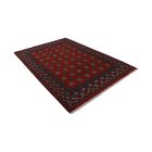 Orientalska preproga Aqcha Bukhara 167x242 ročno vozlana Afgan preproga