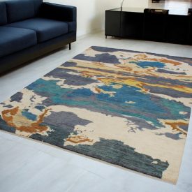   Orientalska preproga Afshar naqsha 199x293 ročno vozlana Afgan preproga