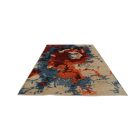 Orientalska preproga Afshar naqsha 197x290 ročno vozlana Afgan preproga