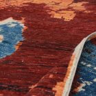 Orientalska preproga Afshar naqsha 197x290 ročno vozlana Afgan preproga