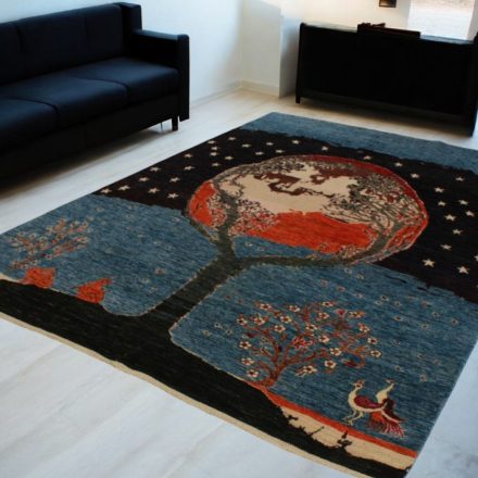 Orientalska preproga Afshar naqsha 200x292 ročno vozlana Afgan preproga