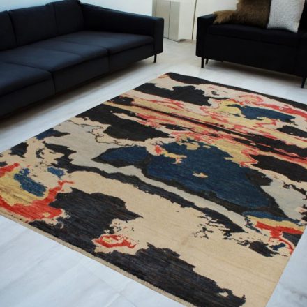 Orientalska preproga Afshar naqsha 200x296 ročno vozlana Afgan preproga