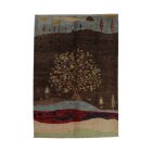 Orientalska preproga Afshar naqsha 205x293 ročno vozlana Afgan preproga