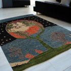 Orientalska preproga Afshar naqsha 195x293 ročno vozlana Afgan preproga