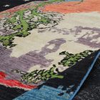 Orientalska preproga Afshar naqsha 195x293 ročno vozlana Afgan preproga