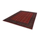 Orientalska preproga Aqcha Bukhara 200x291 ročno vozlana Afgan preproga