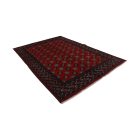 Orientalska preproga Aqcha Bukhara 200x291 ročno vozlana Afgan preproga