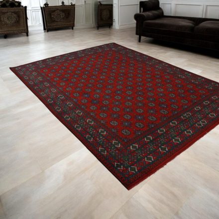 Orientalska preproga Aqcha Bukhara 200x287 ročno vozlana Afgan preproga