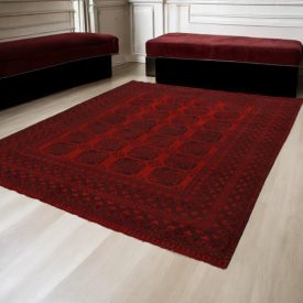 Orientalska preproga Aqcha Slonova noga 250x338 ročno vozlana Afgan preproga
