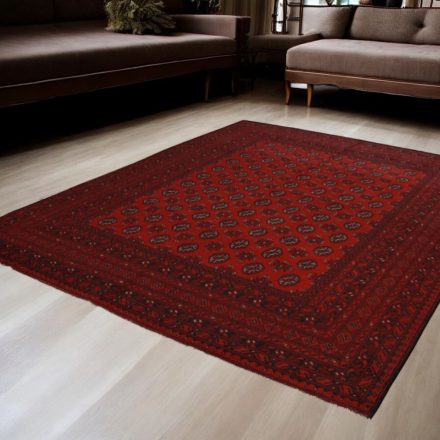 Orientalska preproga Aqcha Bukhara 250x333 ročno vozlana Afgan preproga