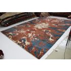 Orientalska preproga Afshar naqsha 296x415 ročno vozlana Afgan preproga