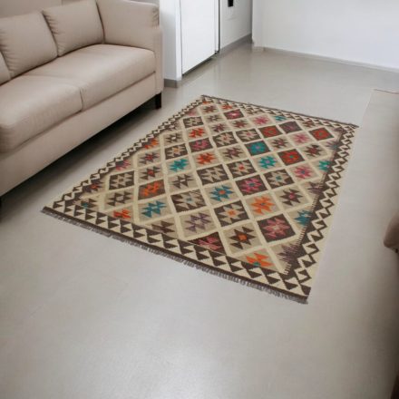 Volnena preproga Kilim Chobi 152x205 ročno tkani afgan kilim