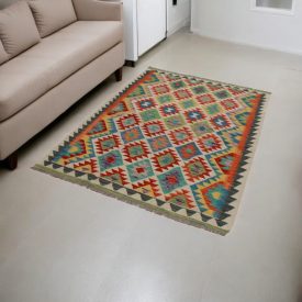 Ročno tkana Kilim Chobi 131x181 afgan volneni kilim
