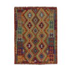 Ročno tkana Kilim 130x167 Maimana Kelim preproga