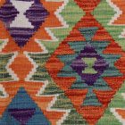 Ročno tkana Kilim 130x167 Maimana Kelim preproga