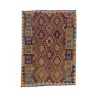 Kilim Chobi preproga 131x174 cm – ročno tkani afganistanski volneni kilim