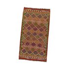 Chobi preproga Kilim 105x192 ročno tkana volna kelim