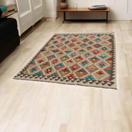 Preproga Kilim Chobi 161x198 Afganistanski ročno tkani kilim