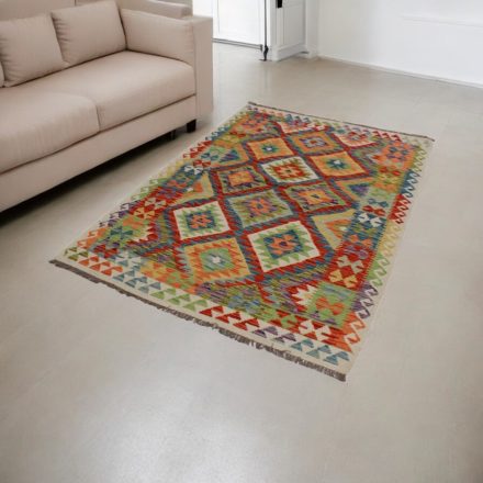 Afghan Kilim preproga Chobi 129x195 etnični ročno tkani Kilim