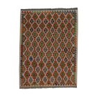 Volnena preproga Kilim Chobi 154x204 ročno tkani afgan kilim