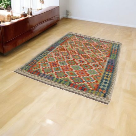Volnena preproga Kilim Chobi 154x214 ročno tkani afgan kilim