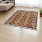 Etnična preproga Kilim Chobi 152x189 ročno tkana preproga