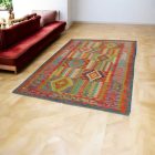 Ročno tkana Kilim 166x238 Maimana Kelim preproga