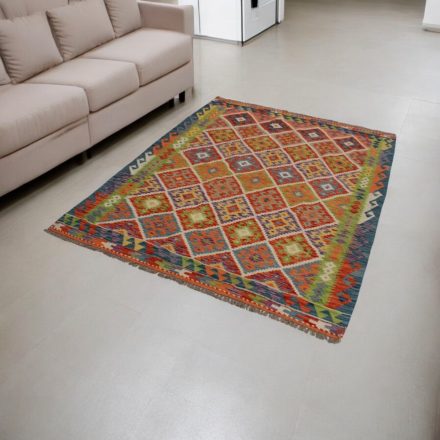 Afgan Kilim Chobi 156x215 ročno tkana preproga Kilim