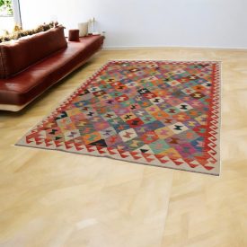 Etnična preproga Kilim Chobi 178x245 ročno tkana preproga