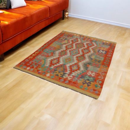 Maimana Kilim preproga 144x200 afgan ročno tkana Kilim